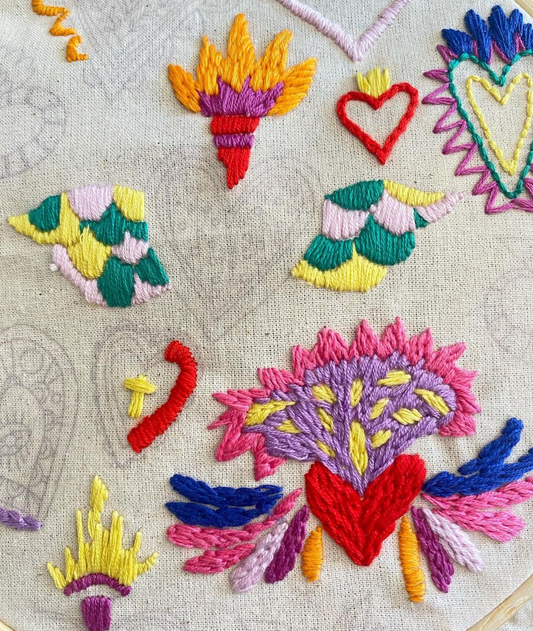 Textures Embroidery Workshop